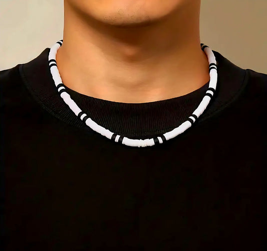 White Pucca Necklace