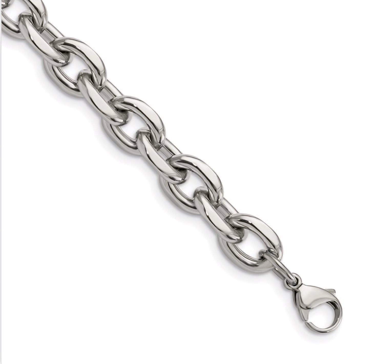 Cable Link Bracelet in Stainless Steel